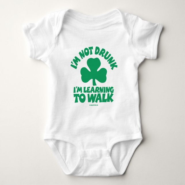 Irish Baby - I'm not drunk... Bodysuit (Front)