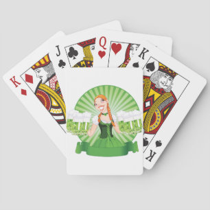 Irish Bar Maid Playing Cards