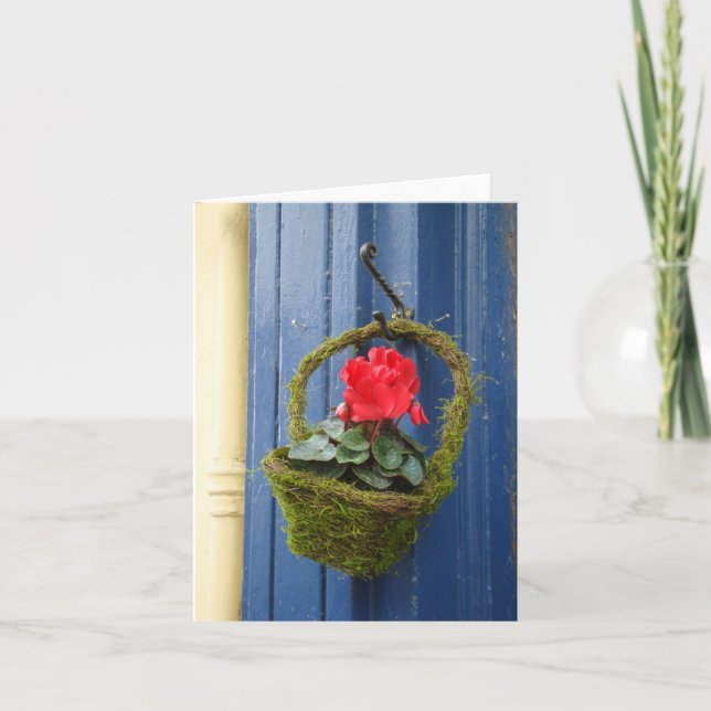 Irish Basket Thank You Card (Front)