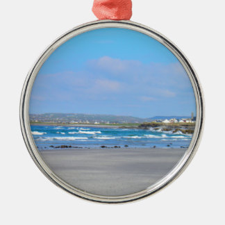 Irish beachs metal ornament