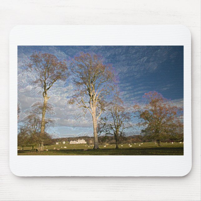 Irish Beech Trees Mouse Pad (Front)