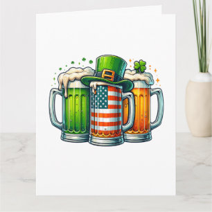 Irish Beer Ireland St Patricks Day Drinking Party Card