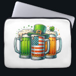 Irish Beer Ireland St Patricks Day Drinking Party Laptop Sleeve<br><div class="desc">Irish Beer Ireland St Patricks Day Drinking Party</div>