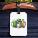 Irish Beer Ireland St Patricks Day Drinking Party Luggage Tag<br><div class="desc">Irish Beer Ireland St Patricks Day Drinking Party</div>