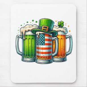 Irish Beer Ireland St Patricks Day Drinking Party Mouse Pad
