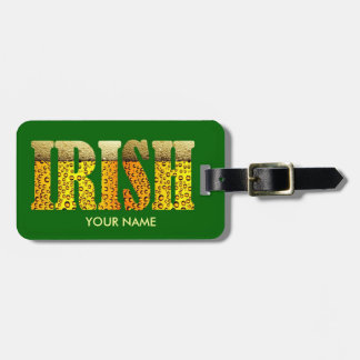 IRISH Beer Luggage Tag