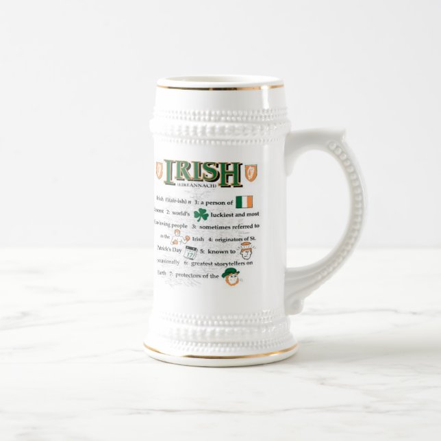 Irish Beer Mug (Right)