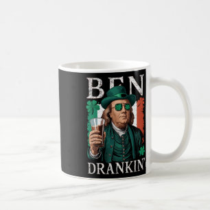 Irish Ben Drankin Beer - St Pattys Men And Women 6 Coffee Mug