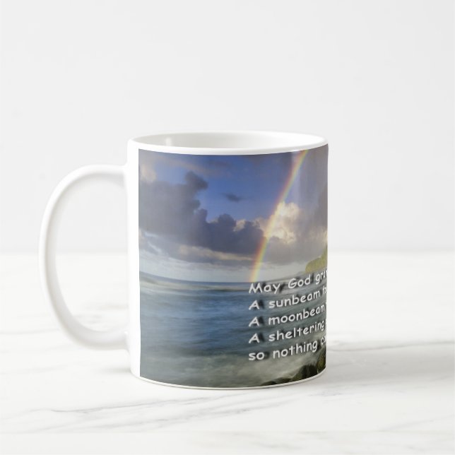Irish Bessing May God grant you always Coffee Mug (Left)