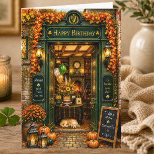 Irish Birthday Ireland Lover Autumn Birthday Card
