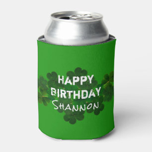 Irish Birthday Personalized Drink Coozie