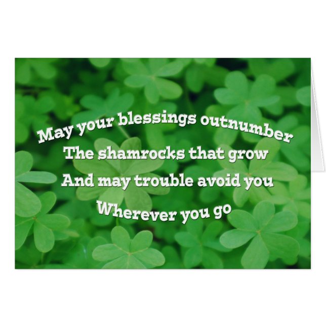 Irish Blessing (Front Horizontal)