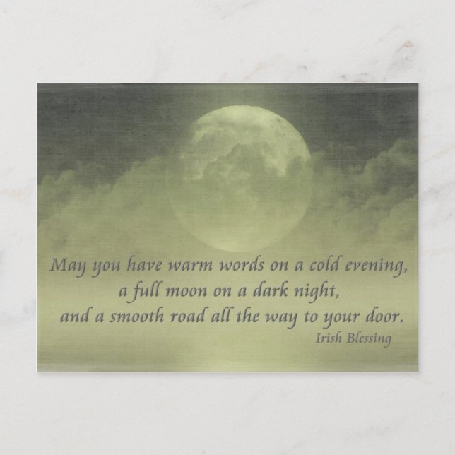 Irish Blessing (2) Postcard (Front)