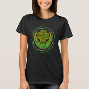 Irish Blessing Celtic Knot 4 Leaf C St Patrick's D T-Shirt