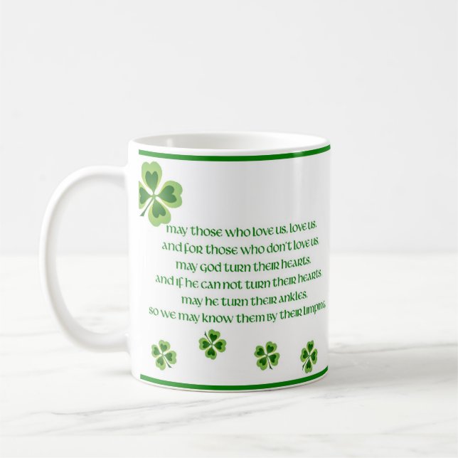 Irish Blessing Coffee Mug (Left)
