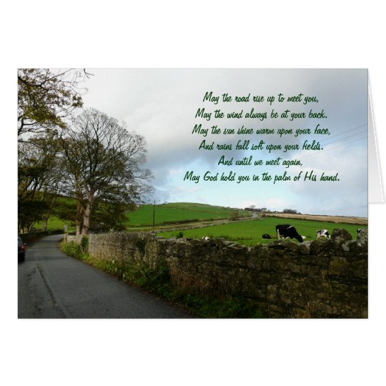 Irish Blessing-Country Landscape Card