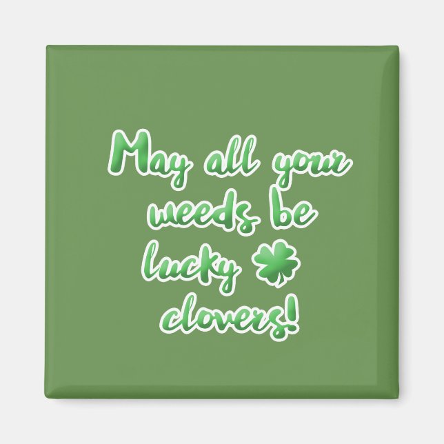 Irish Blessing for Gardening Magnet (Front)