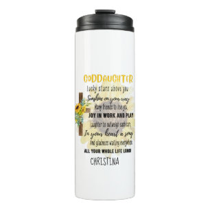 Irish Blessing For GODDAUGHTER - Personalized Gift Thermal Tumbler