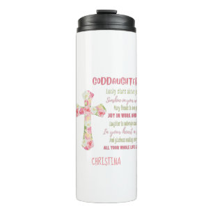 Irish Blessing For GODDAUGHTER - Personalized Gift Thermal Tumbler