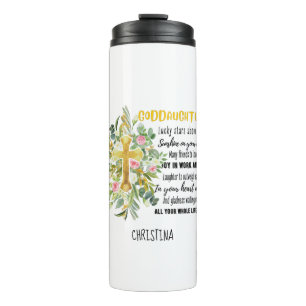 Irish Blessing For GODDAUGHTER - Personalized Gift Thermal Tumbler