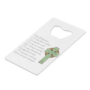 Irish Blessing II Credit Card Bottle Opener