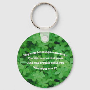 Irish Blessing Keychain