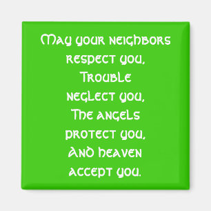 Irish Blessing Magnet