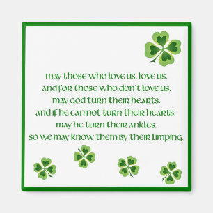 Irish Blessing Magnet
