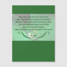 Irish Blessing Magnetic Postcard