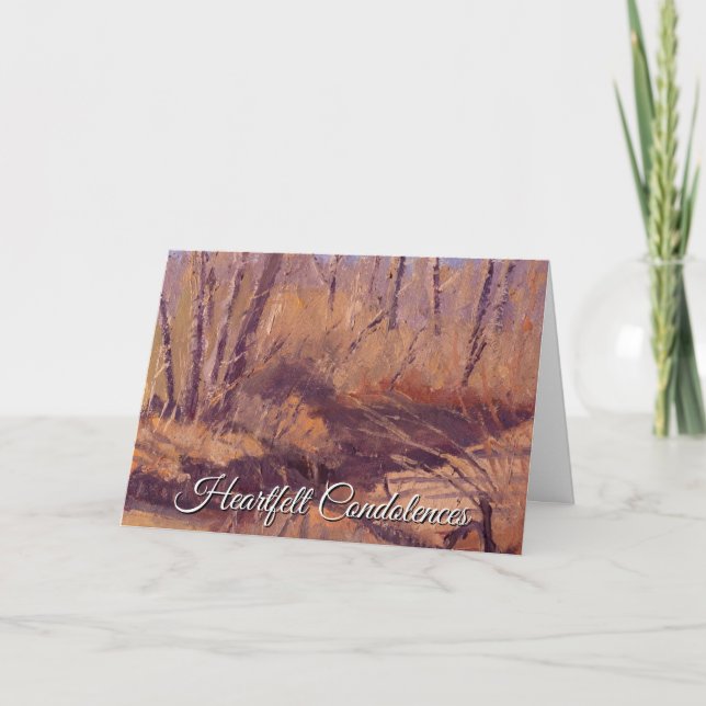 Irish Blessing Memorial Sympathy Card (Front)