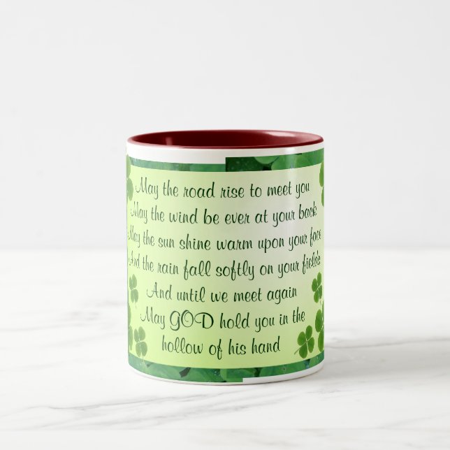 Irish blessing mug (Center)