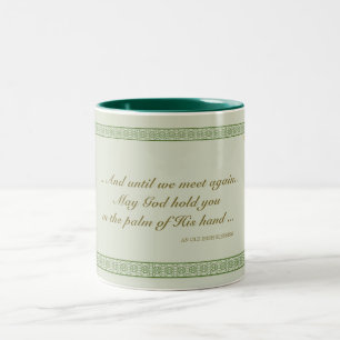 Irish Blessing mug - In the Palm of His Hand