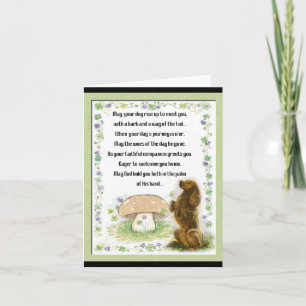 Irish Blessing Of The Dogs Card