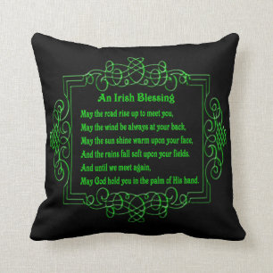 Irish Blessing Reversible Pillow