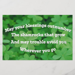 Irish Blessing Stationery