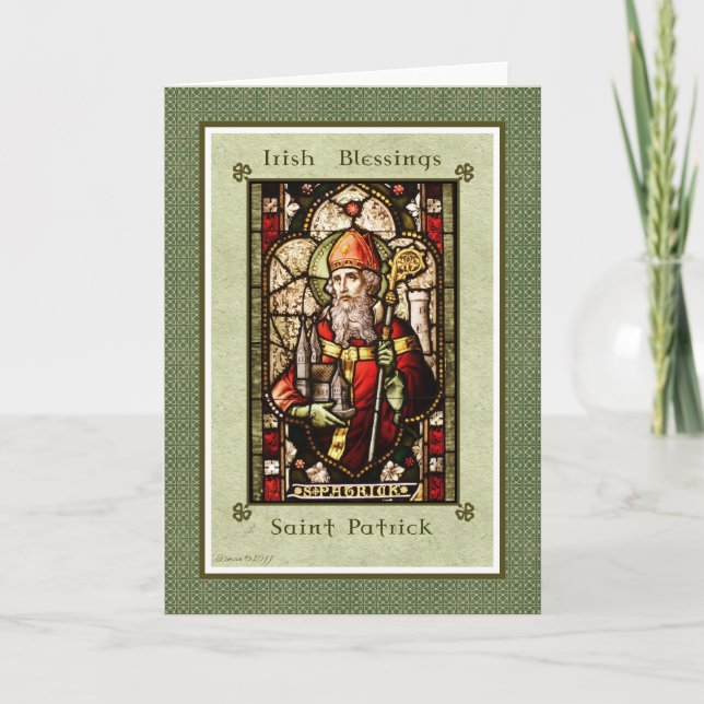 Irish Blessings - Carte de note Saint Patrick (Devant)