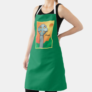 Irish Blessings Cross Personalized Apron