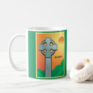 Irish Blessings Cross Personalized Coffee Mug