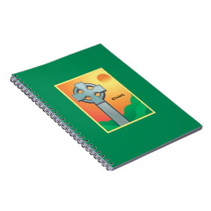Irish Blessings Cross Personalized Notebook