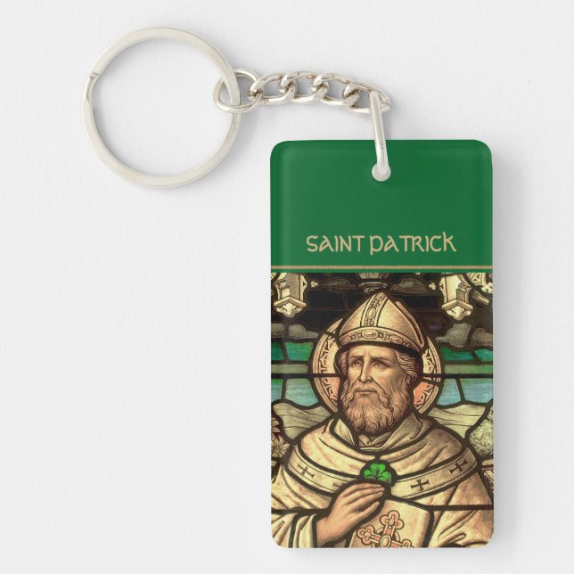 Irish Blessings St. Patrick's Day Gift Keychain (Front)