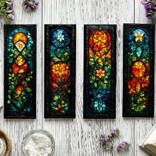 Irish Bookmarks, Celtic Stained Glass Bookmarks 14