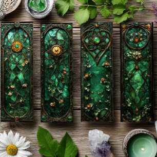 Irish Bookmarks, Celtic Stained Glass Bookmarks s6