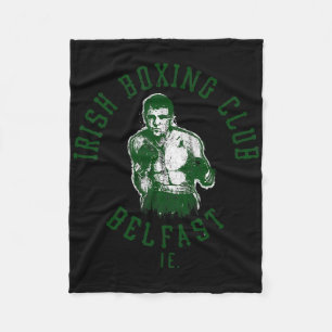 Irish Boxing Club Belfast Fleece Blanket