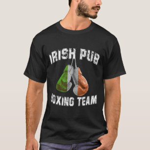 Irish Boxing Funny Ireland Flag - Irish Pub T-Shirt