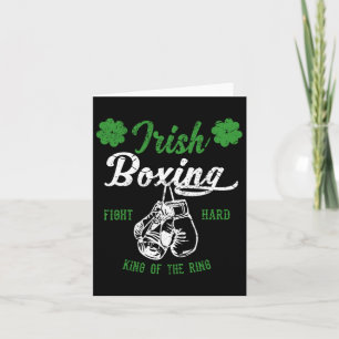 Irish Boxing Vintage - Irish Boxing Fan Tee  Card