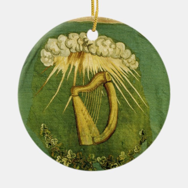 Irish Brigade Flag Ceramic Ornament (Front)
