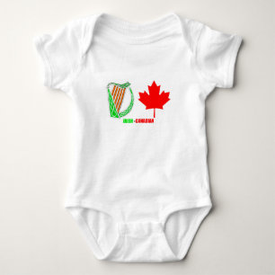 Irish-Canadian image Baby-Jersey-Bodysuit-White Baby Bodysuit