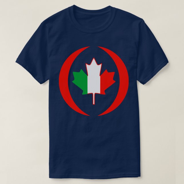 Irish Canadian Multinational Patriot Flag Series T-Shirt (Design Front)