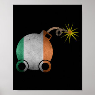 Irish Car Bomb St Patrick's Day Tail Lover Poster