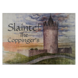 Irish Castle  Slainte Cutting Board